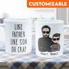 Like Father Like Son Oh Crap - Personalized Mug