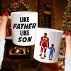 Like Father Like Son Personalized Mug, Gift For Family