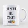 Like Mother Father Like Daughters Sons Doll Family Personalized Mug