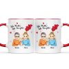 Like Mother Like Daughter - Gift For Mother - Personalized Accent Mug