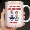 Like Mother Like Daughter, Animated Characters - Personalized Custom Coffee Mug - DAU295_MG