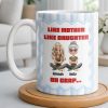 Like Mother Like Daughter, Animated Characters - Personalized Custom Coffee Mug - DAU295_MG