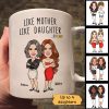 Like Mother Like Daughter Cartoon Caricature Personalized Mug