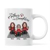 Like Mother Like Daughter Cute Mother Daughter Sitting On Mat Personalized Mug