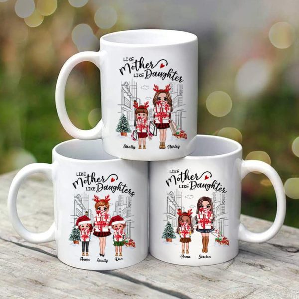 Like Mother Like Daughter Go Shopping Personalized Mug