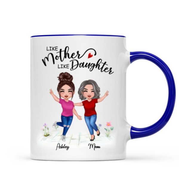 Like Mother Like Daughter Happy Women Personalized Mug