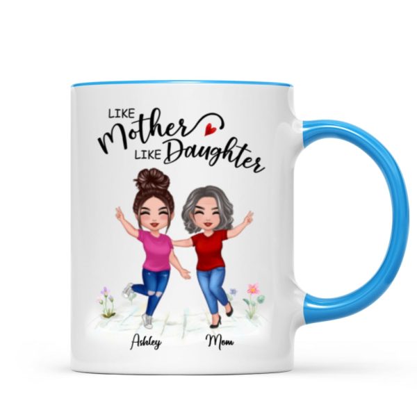 Like Mother Like Daughter Happy Women Personalized Mug