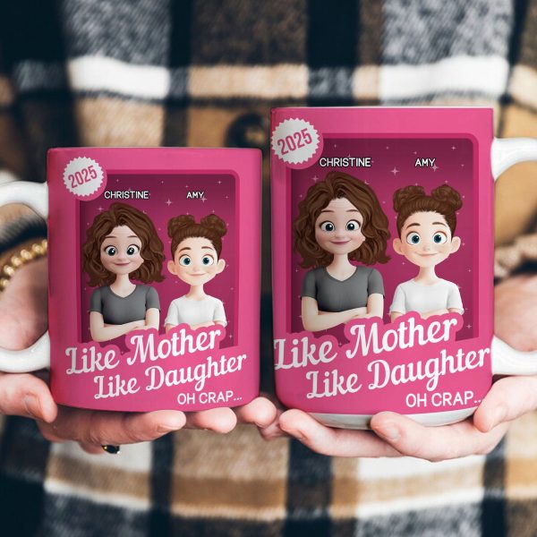Like Mother Like Daughter Oh Crap Toy Box - Personalized Mug