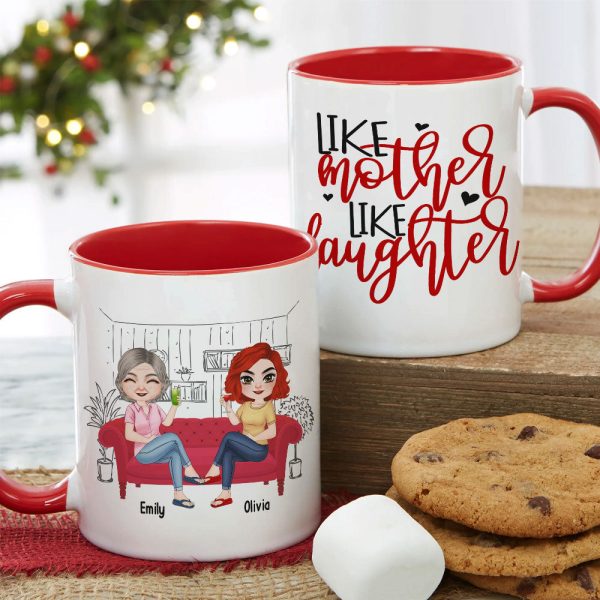 Like Mother Like Daughter Personalized Mug, Mother's Day Gift