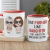 Like Mother Like Daughter, Personalized Mug, Wine Tumbler, Accent Mug