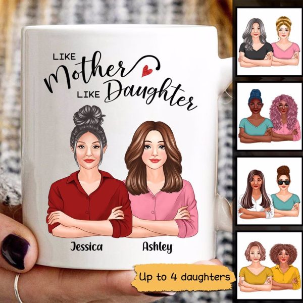 Like Mother Like Daughter Real Women Personalized Mug