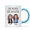Like Mother Like Daughter Realistic Doll Personalized Mug