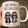 Like Mother Like Daughter Realistic Doll Personalized Mug
