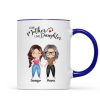 Like Mother Like Daughter Watercolor Mom & Daughter Personalized Mug