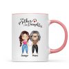 Like Mother Like Daughter Watercolor Mom & Daughter Personalized Mug
