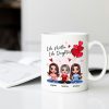 Like Mother, Like Daughters - Custom Ceramic Mug, Perfect Gift for Moms and Daughters - Personalized Mug Celebrating the Unbreakable Bond!