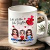 Like Mother, Like Daughters - Custom Ceramic Mug, Perfect Gift for Moms and Daughters - Personalized Mug Celebrating the Unbreakable Bond!