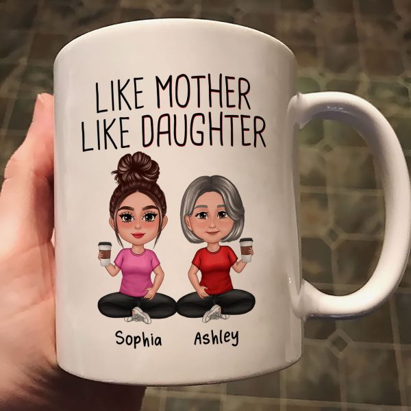 Like Mother Like Daughters Pretty Doll Personalized Mug