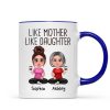 Like Mother Like Daughters Pretty Doll Personalized Mug