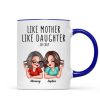 Like Mother Like Daughters Pretty Sassy Personalized Mug