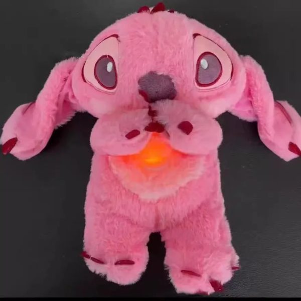 Lilo & Stitch Plush Doll: Soothing Music & Light for Sweet Dreams