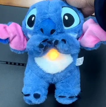 Lilo & Stitch Plush Doll: Soothing Music & Light for Sweet Dreams
