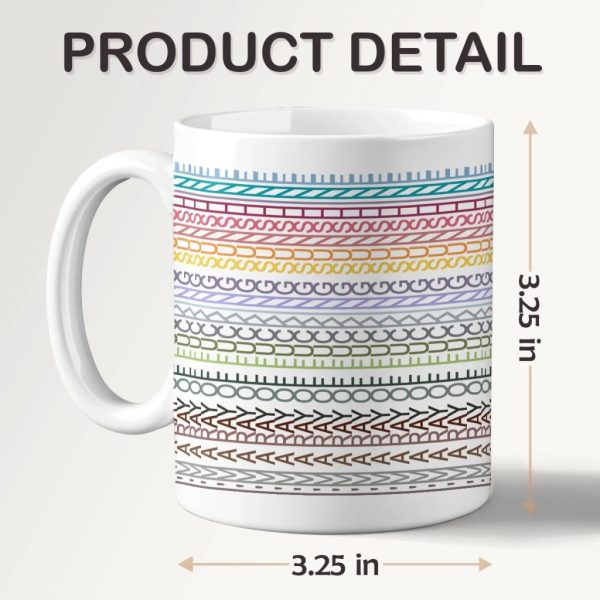 Lines Of Life - Friend Hidden Message Mug - Gift For Best Friends, Sisters, Family Members, Coworkers