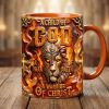 Lion Of Judah Warriors In Fire Accent Mug, Personalized Gifts For Christians 01qhti200126