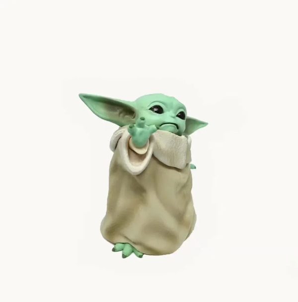 Little Baby YODA Statue Figure Toys