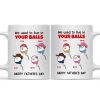 Little Cute Kids We Used To Live - Gift For Father, Dad - Personalized Mug