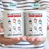 Little Cute Kids We Used To Live - Gift For Father, Dad - Personalized Mug