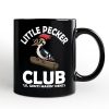 Little Pecker Club Personalized Mug, Funny Sarcastic Woodpecker Gift with Custom Name