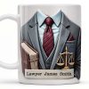 Live Laugh Lawsuit Congrats on Graduating Charleston School of Law - Personalized Custom Coffee Mug - GRAD289_MG