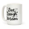 Live Laugh Scream Coffee Mug