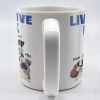 Live Love Bark, Dogs - Personalized Custom Coffee Mug - DOG044_MG