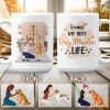 Living My Best Dog Mama Life Dog Coffee Mug, HN590