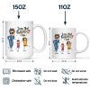 Living That Grandma Life - Funny Gift For Grandma, Mom, Nana, Gigi - Personalized Mug