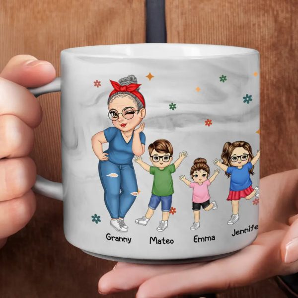 Living That Grandma Life - Personalized Marble Mug