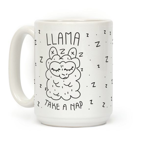 Llama Take a Nap Coffee Mug