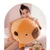 Long Capybara Plush Pillow Soft Stuffed Cushion