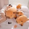 Long Capybara Plush Pillow Soft Stuffed Cushion