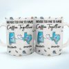 Long Distance Besties Never Too Far To Have Coffee Together - Personalized 3D Inflated Effect Printed Mug, Personalized White Edge-to-Edge Mug