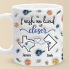 Long Distance I Found A Sister By Heart - Bestie Personalized Custom 3D Inflated Effect Printed Mug - Gift For Best Friends, BFF, Sisters
