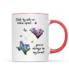 Long Distance Mom Gift Mothers Day Custom State Map Mug