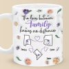 Long Distance The Love Between Family - Family Personalized Custom 3D Inflated Effect Printed Mug - Gift For Family Members