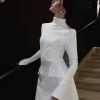 Long Sleeve High Neck Mini Dress