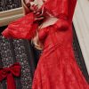 Long Sleeve Lace Square Neck Mini Dress