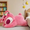 Lotso Plush Bear – Soft Strawberry Plush Pillow for Kids and Collectors