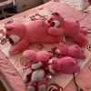 Lotso Plush Bear – Soft Strawberry Plush Pillow for Kids and Collectors