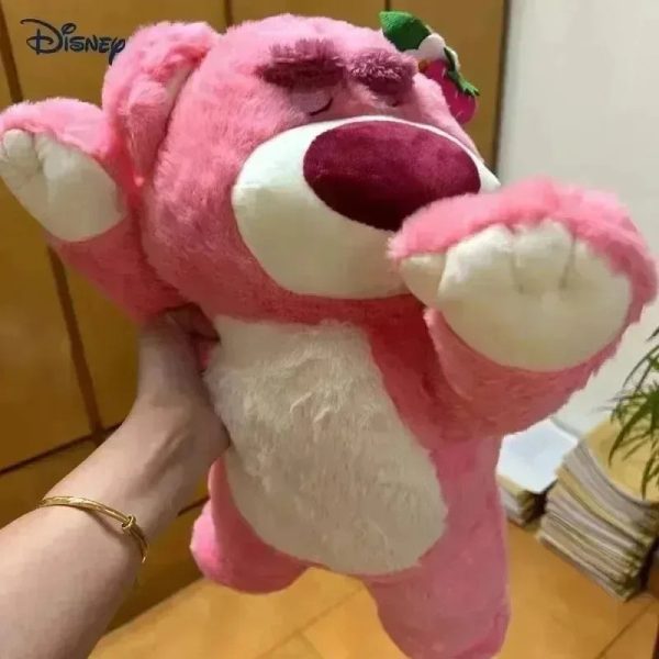 Lotso Plush Bear – Soft Strawberry Plush Pillow for Kids and Collectors